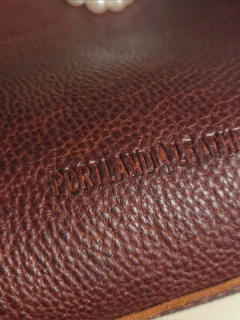 Portland leather Verona medium tote nutmeg - Picture 6 of 8